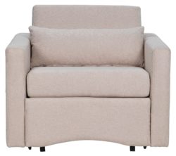 HOME Reagan Fabric Chairbed - Mink.